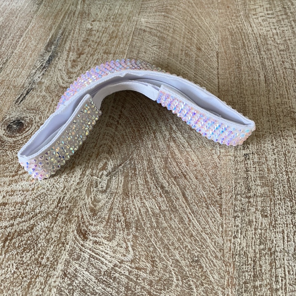 Crystal Rhinestone Visor - Picture 3 of 4